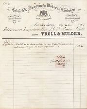 Amsterdam rechnung 1887 gebraucht kaufen  Leipzig