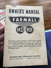 Farmall mdv owners for sale  Saint Paul