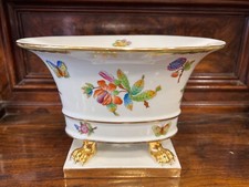 Vaso de flores vintage Herend porcelana rainha Victoria VBO pés de pata cachepot, usado comprar usado  Enviando para Brazil