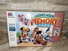 Vintage Anos 90 Disney Mickey Mouse Jogo de Memória Milton Bradley Completo 1990 comprar usado  Enviando para Brazil