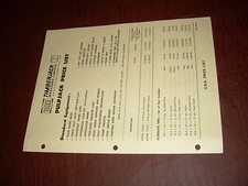 Timberjack price sheet for sale  Boise