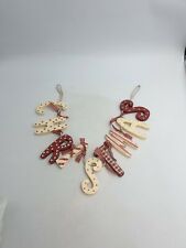Christmas wooden garland for sale  CORBY