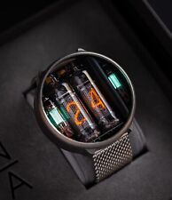 Nowy zegarek NIWA Nixie IN-16 IV-15 lamp. Tytanowe etui. Moon krater szary na sprzedaż  PL