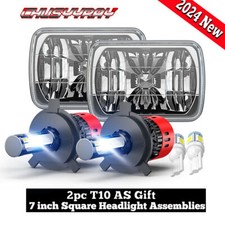 Usado, Novo Par de Faróis de LED 5x7 7x6" DRL Para Ford F650 F750 F250/350/450 Super Duty comprar usado  Enviando para Brazil
