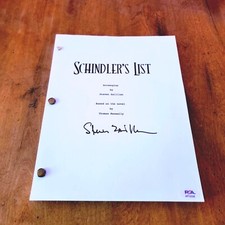 Lista de Steven Zaillian Schindler roteiro assinado completo 164 páginas PSA DNA autógrafo comprar usado  Enviando para Brazil