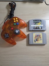 Lote de jogos para Nintendo 64 Stunt Racer 64 Paper Mario & Funtastic controle laranja comprar usado Lote de jogos para Nintendo 64 Stunt Racer 64 Paper Mario & Funtastic controle laranja comprar usado  Enviando para Brazil