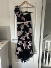 Black pink floral for sale  DENNY