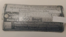 Simson s51 typenschild gebraucht kaufen  Chemnitz