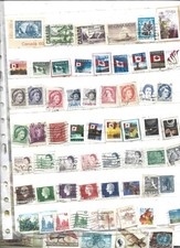Timbres obliteres canada d'occasion  Pons
