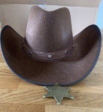 Cowboy hat sheriff for sale  HIGH PEAK