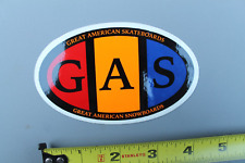 Usado, GAS Great American Skateboards Snowboards Anos 90 GB8C Vintage Skateboarding ADESIVO comprar usado  Enviando para Brazil