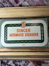 Singer automatic zigzagger for sale  Hot Springs Village