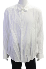 Camisa masculina Emporio Armani manga longa gola frontal botão algodão branco 2XL comprar usado Camisa masculina Emporio Armani manga longa gola frontal botão algodão branco 2XL comprar usado  Enviando para Brazil