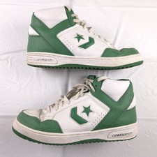 Tênis de basquete masculino vintage 2003 Converse Weapon Mid Celtics verde/branco tamanho 11.5 comprar usado  Enviando para Brazil