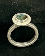 Silberring schwarzen pal gebraucht kaufen  Nalbach