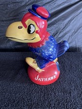 Garrafa de licor vintage Kansas Jayhawks Decanter China colonial 1971. Bom raro. comprar usado  Enviando para Brazil