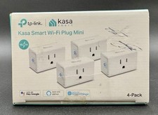 Kasa Smart Plug Mini 15A, Tomada Wi-Fi Smart Home, Pacote com 4 Branco Alexa Google comprar usado  Enviando para Brazil