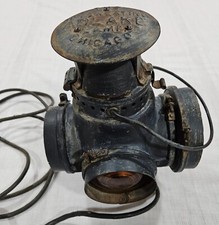 Antiga lâmpada ADLAKE sem suor Chicago Railroad trem interruptor lanterna Santa Fé comprar usado  Enviando para Brazil