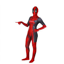 Fantasia cosplay Lady Deadpool anime mulher macacão máscara Zentai Halloween comprar usado  Enviando para Brazil