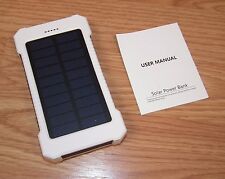 Banco de energia solar portátil à prova d'água multifuncional 10000mAh duplo USB **LEIA** comprar usado  Enviando para Brazil
