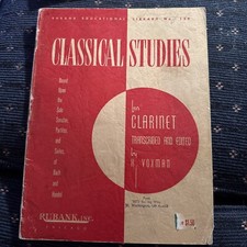 Usado, Estudos clássicos para clarinete por H Voxman, Bach Handel. comprar usado Usado, Estudos clássicos para clarinete por H Voxman, Bach Handel. comprar usado  Enviando para Brazil