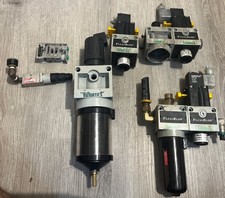 Usado, LOTE Numatics FlexiBlok Regulador de Pressão/Lubrificador/Válvula de Partida Suave Combo ect comprar usado  Enviando para Brazil