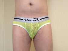 Slip jaune filet d'occasion  Plabennec