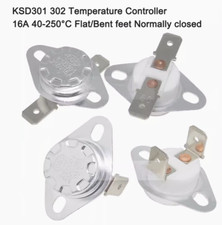 KSD301 302 Temperaturregler 16A 40-250°C Flach-/Gebogenfüße Schließer comprar usado  Enviando para Brazil
