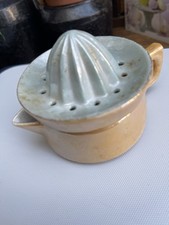 Vintage lata 30. ceramiczna sokowirówka do cytryny. Japoński lusterware dwuczęściowy na sprzedaż  Wysyłka do Poland