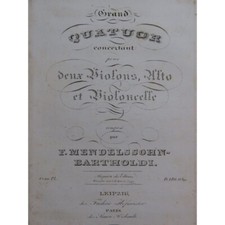 Mendelssohn quatuor violon d'occasion  Blois