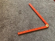 Red wooden foldable for sale  BEDFORD