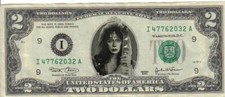 Nota de US$ 2 Kiss Vinnie Vincent em perfeito estado real comprar usado  Enviando para Brazil