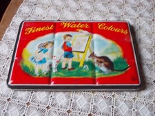 Palette aquarelles vintage d'occasion  Bourganeuf