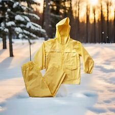 yellow rain coat pant set for sale  Sturgeon Bay