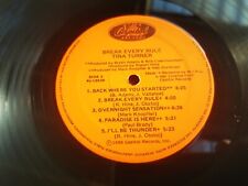 TINA TURNER LP Break Every Rule BARBADOS Pressing Rare 1986 + Insert comprar usado  Enviando para Brazil