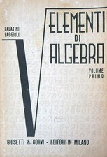 Elementi algebra. vol usato  Italia