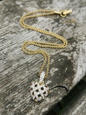 swarovski crystal heart necklace for sale  MAIDSTONE