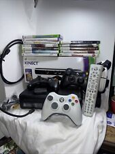 Lote de jogos Xbox 360 sensor Kinect 3 controle remoto todos os cabos comprar usado  Enviando para Brazil