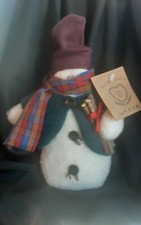 Snowman cloth figurine for sale  Thorndike
