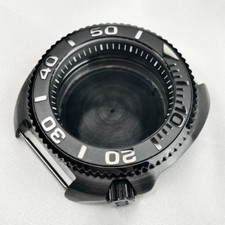 Caixa de relógio preta tartaruga 42 mm para NH35 NH36 38 movimento SKX007 vidro de safira comprar usado  Enviando para Brazil