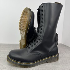Botas altas de couro liso Dr. Martens 1914 - Femininas tamanho 10, usado comprar usado  Enviando para Brazil