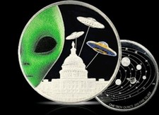 Colorized alien head for sale  WALLINGTON