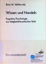 Wissen handeln kognitive gebraucht kaufen  Koblenz
