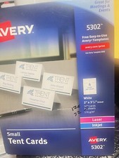 Avery tent cards for sale  New Rochelle