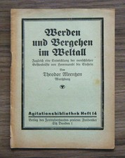 Meentzen vergehen weltall gebraucht kaufen  Zittau