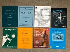 Books violin piano for sale  UK