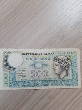 500 lire banconota usato  Zeccone