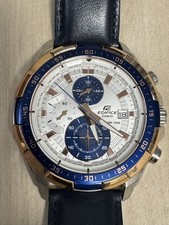 Casio Edifice Efr-539L-7Av Quartzo Analógico Masculino Lindo Estado Bateria Chrono comprar usado  Enviando para Brazil