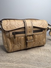 Bolsa de ombro feminina CH Carolina Herrera couro bege comprar usado  Enviando para Brazil