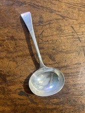 Silver sauce ladle for sale  CRAVEN ARMS